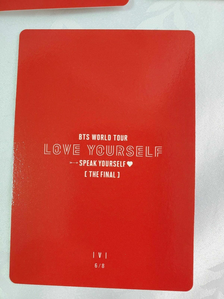 BTS Official Mini PhotoCard V SPEAK YOURSELF THE FINAL in Seoul 2019