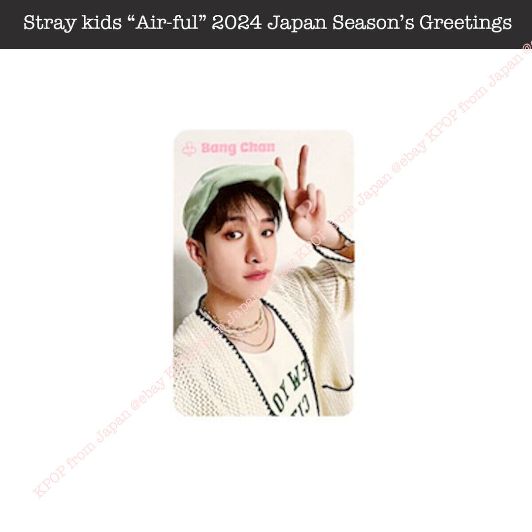 Stray Kids Air-ful JYP POB Photocard 4-cut 2024 JAPAN SEASON’S GREETINGS SEASONS