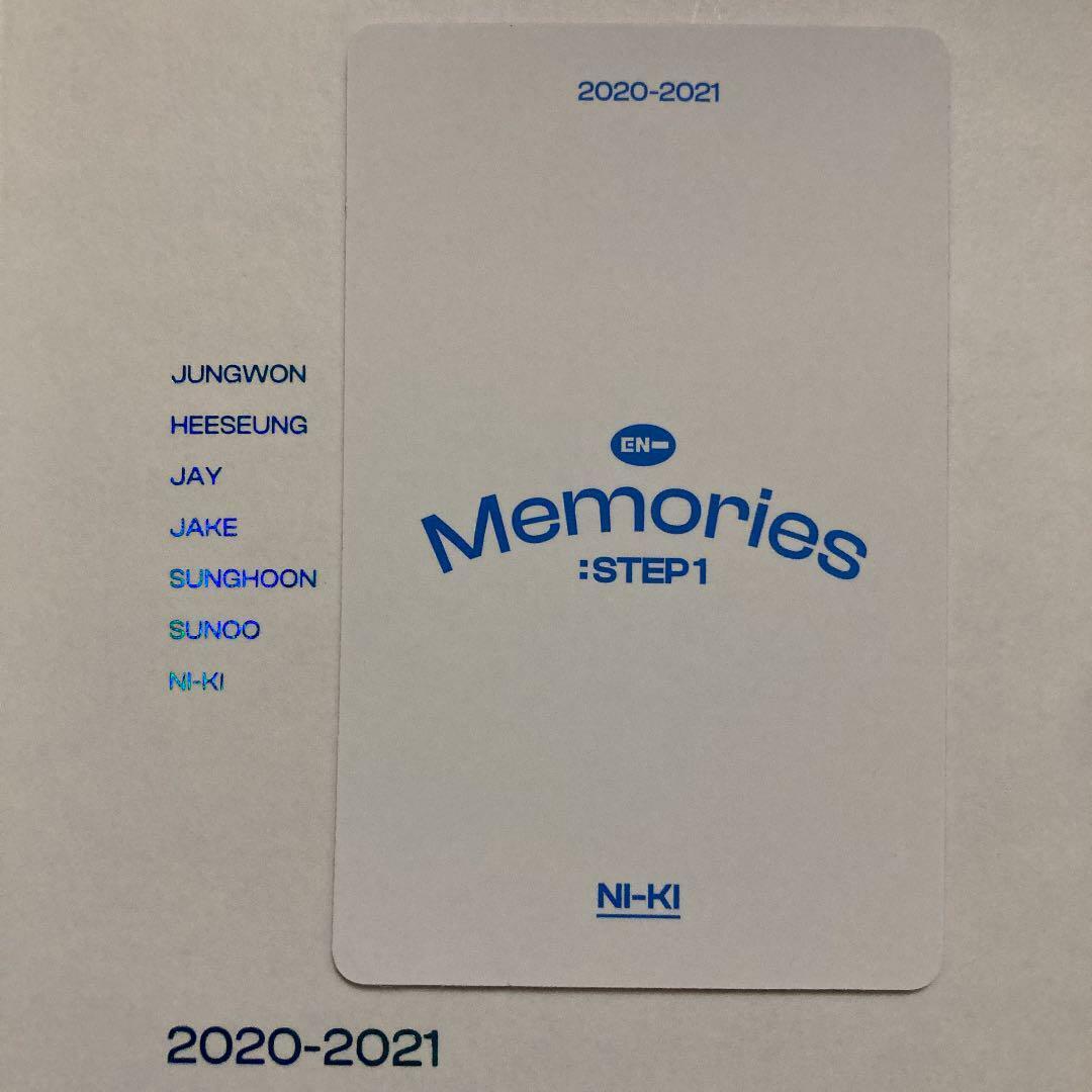 ENHYPEN NI-KI Memories : Step 1 Official Photocard DVD DIGI CODE POM