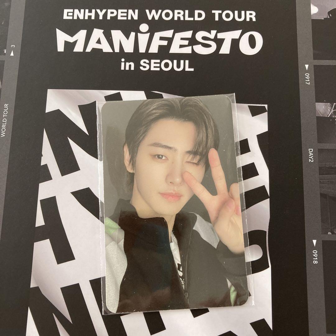 ENHYPEN WORLD TOUR MANIFESTO in SEOUL DVD DIGITAL CODE Official Photocard