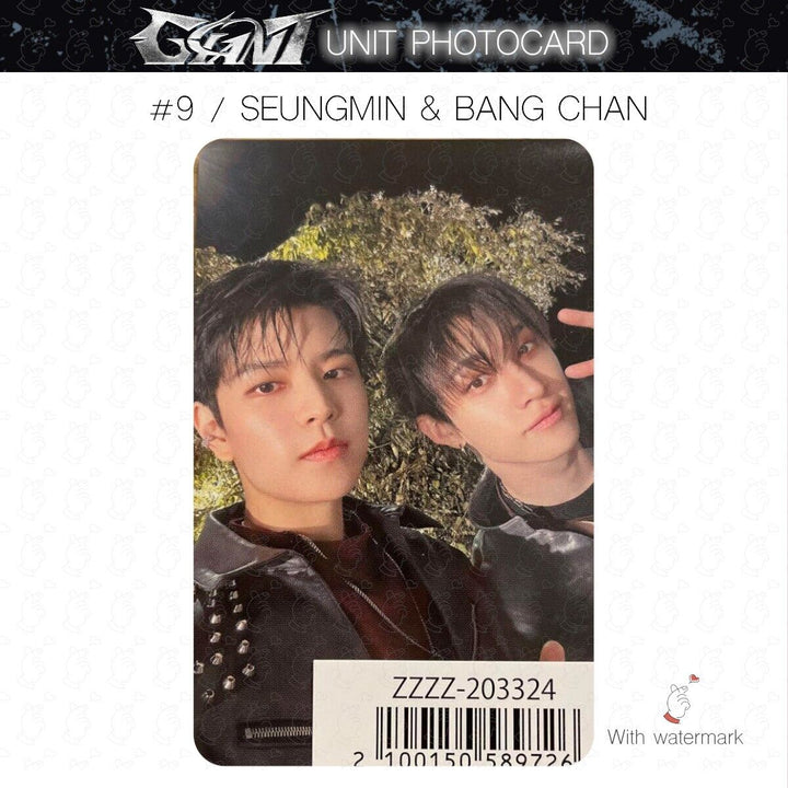 STRAY KIDS GIANT JAPAN 2ND FULL ALBUM UNIT POB PHOTOCARD STAY FC BENEFIT