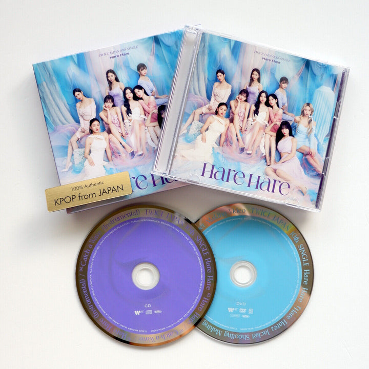 ABRIÓ DOS VECES Hare Hare UNA VEZ ÁLBUM DE JAPÓN CD mina sana momo nayeon jeongyeon 