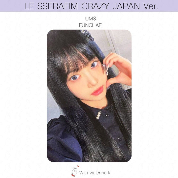 LE SSERAFIM CRAZY JAPAN ver. ALBUM POB LUCKY DRAW PHOTOCARD WEVERSE UMS HMV UNIT