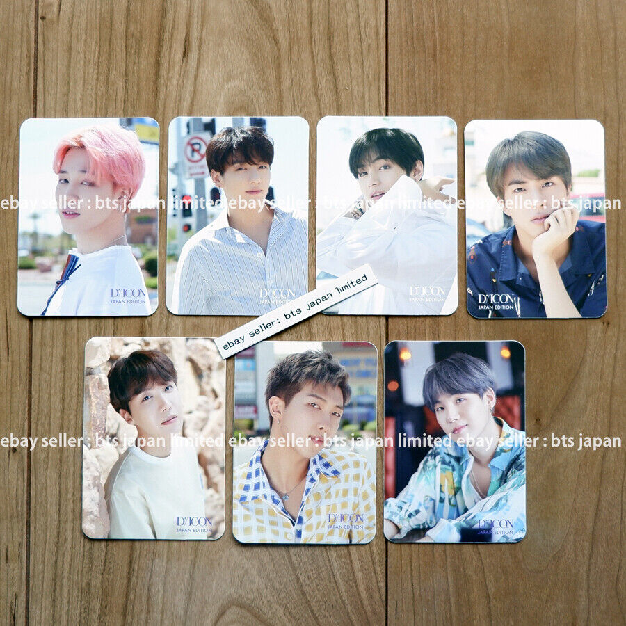 BTS DICON Vol.2 DETRÁS de Japón Edición especial Photocard Tarjeta fotográfica PC 