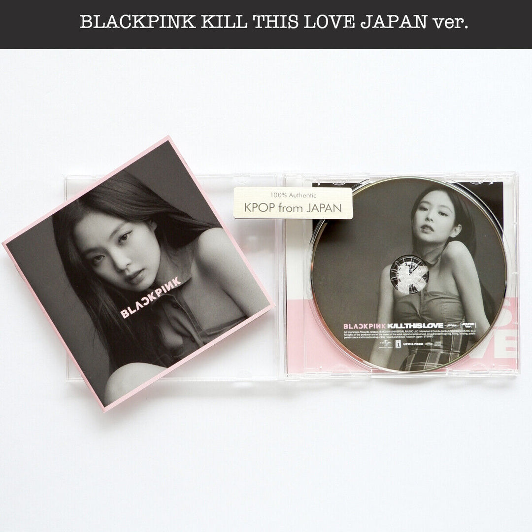 BLACKPINK KILL THIS LOVE Versión JP CD Tarjeta fotográfica oficial Jisoo Rose Jennie Lisa 