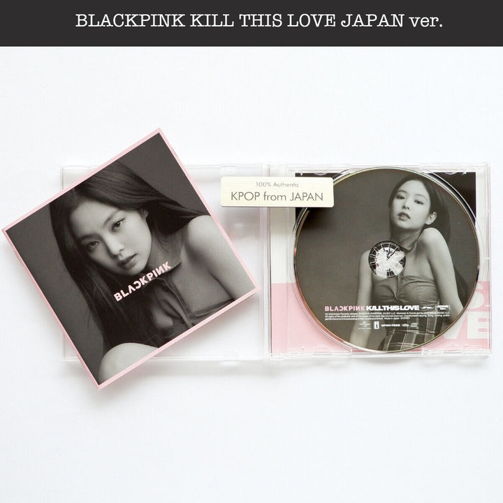 BLACKPINK KILL THIS LOVE JP version CD Official photocard Jisoo Rose Jennie Lisa