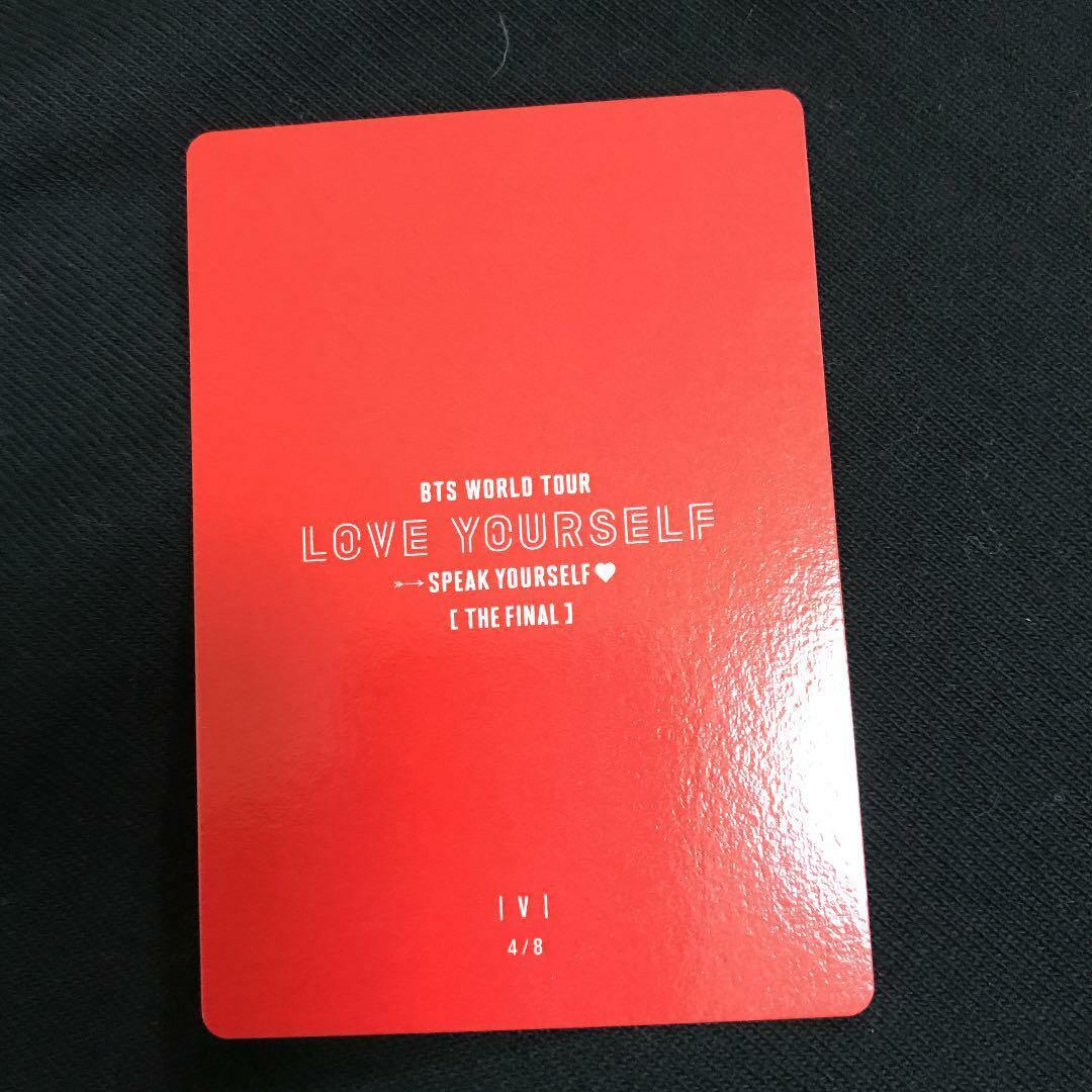 BTS Official Mini PhotoCard V SPEAK YOURSELF THE FINAL in Seoul 2019