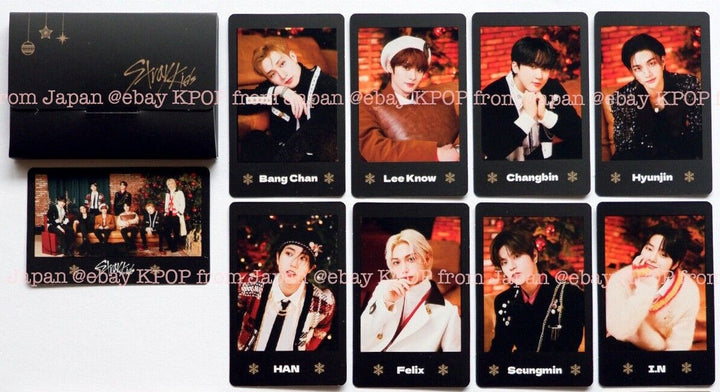 Stray kids 2023 Xmas POPUP Japan Official Photocard set Aver. Bver.