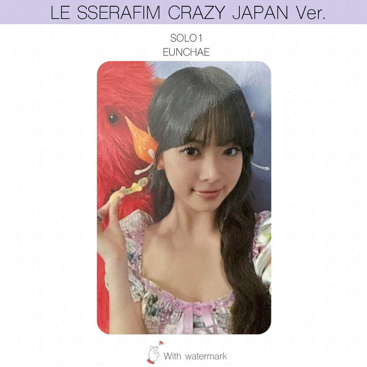 LE SSERAFIM CRAZY JAPAN ver. ALBUM POB LUCKY DRAW PHOTOCARD WEVERSE UMS HMV UNIT