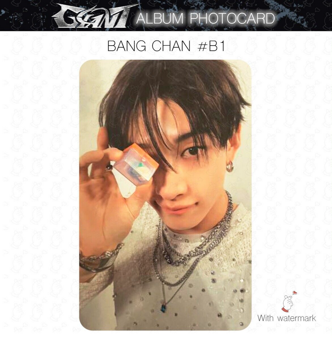 BANG CHAN STRAY KIDS GIANT JAPAN ALBUM PHOTOCARD POB LUCKY DRAW SOLO SONY