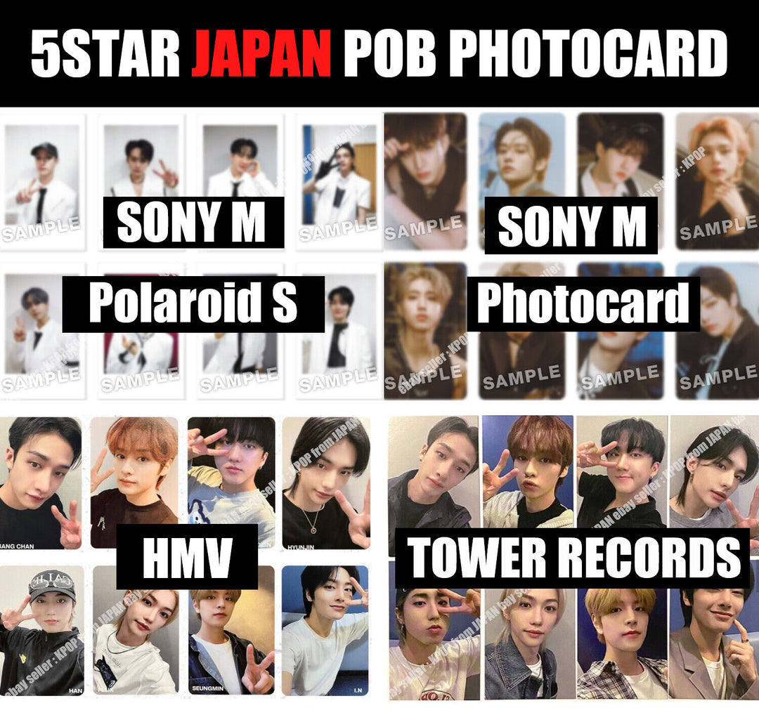 Stray Kids 5 STAR Japan POB photocard Sony music HMV Tower record 5STAR