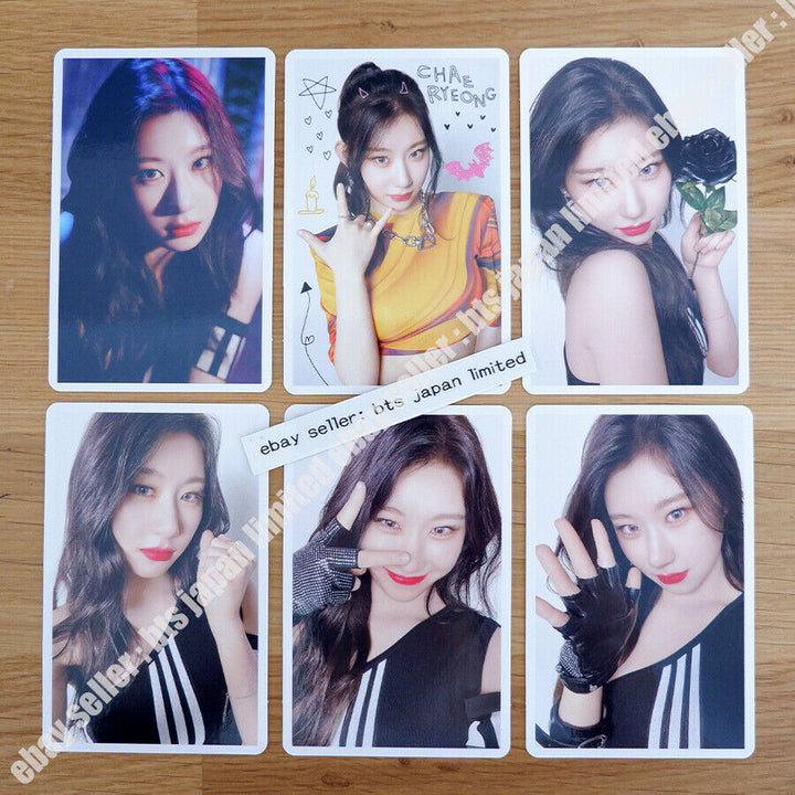 ITZY Chaeryeong Blah Blah Blah Photocard AB Normal Japón FC MIDZY Tarjeta fotográfica 