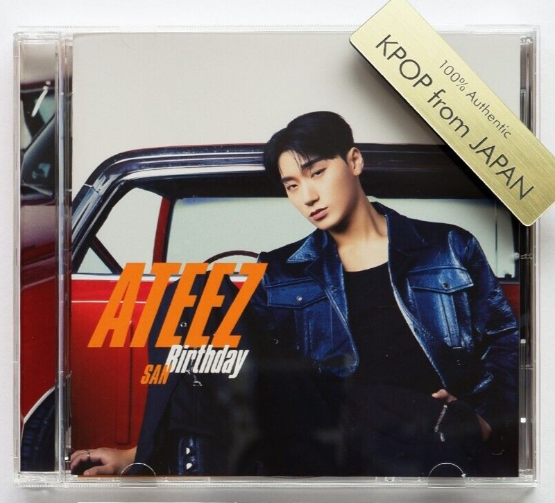 SAN ATEEZ Birthday JAPAN SOLO SET OPENED CD+2PHOTOCARD