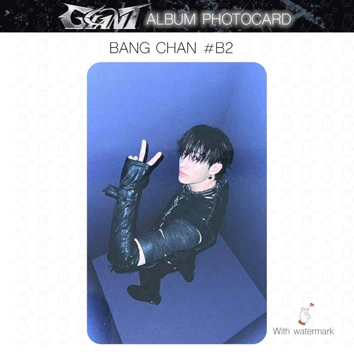 BANG CHAN STRAY KIDS GIANT JAPAN ALBUM PHOTOCARD POB LUCKY DRAW SOLO SONY