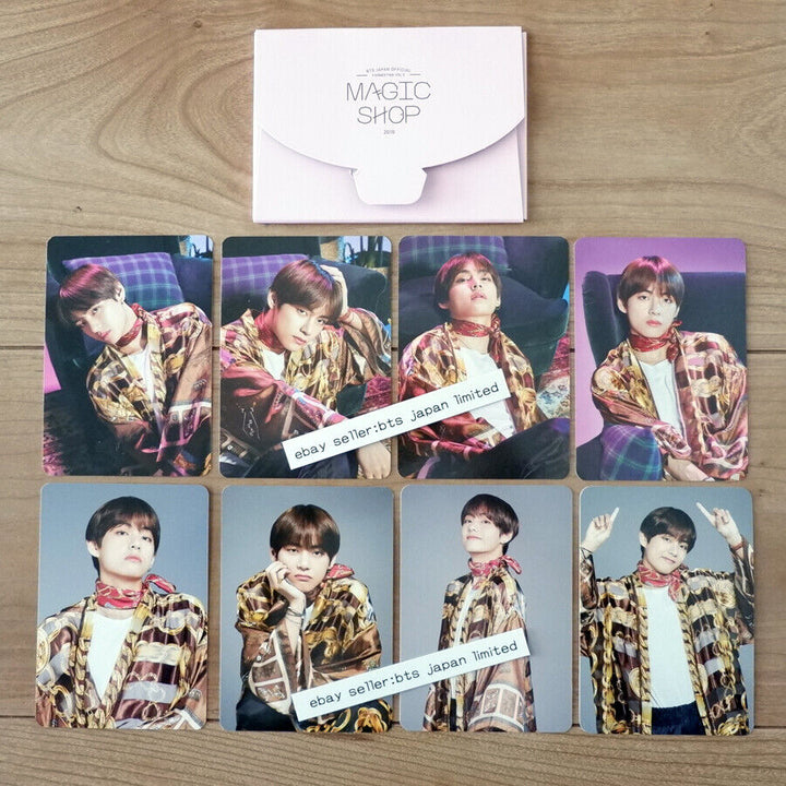 BTS OFICIAL FANMEETING VOL.5 MAGIC SHOP V Mini Photo 8 tarjetas fotográficas Taehyung 