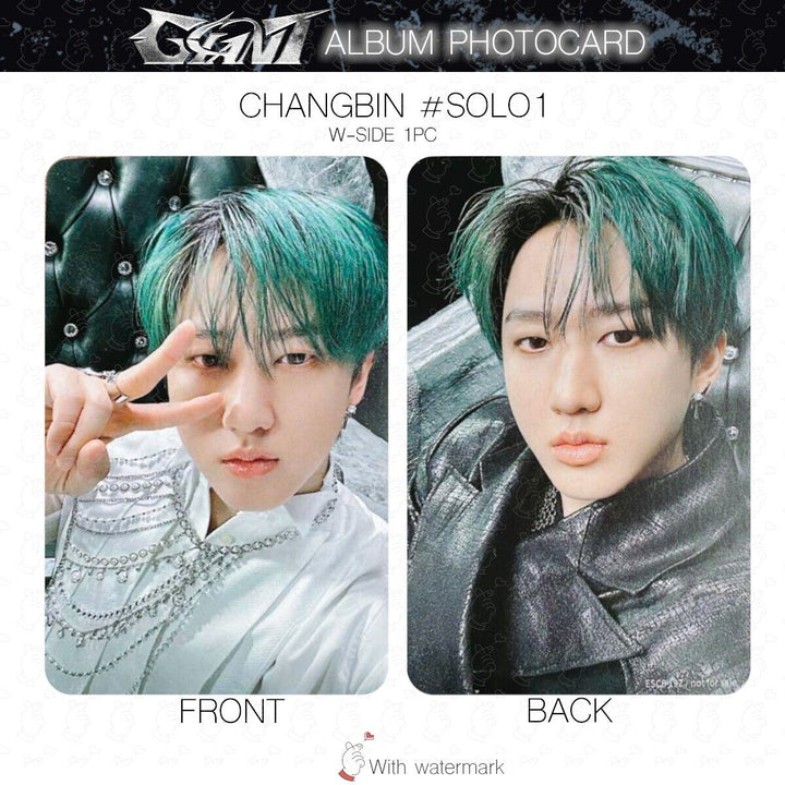 CHANGBIN STRAY KIDS GIANT JAPAN ALBUM PHOTOCARD POB LUCKY DRAW SOLO SONY