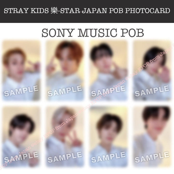 Stray kids ROCK-STAR Japan Limited POB Photocard Sony music Tower record HMV