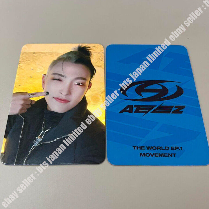 ATEEZ THE WORLD EP.1: MOVEMENT SoundWave POB Tarjeta fotográfica oficial Sorteo 