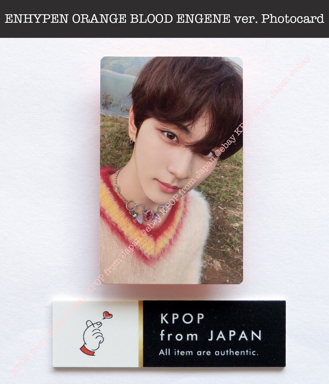 ENHYPEN ORANGE BLOOD ENGENE ver. Official Photocard Postcard