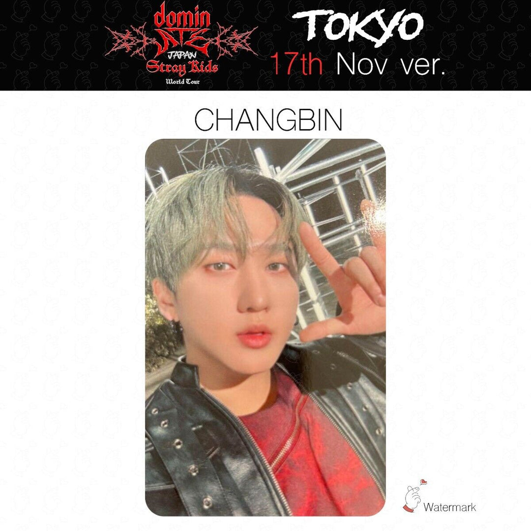 Stray Kids Tour dominATE JAPAN TOKYO OSAKA Date limited photocard GIANT