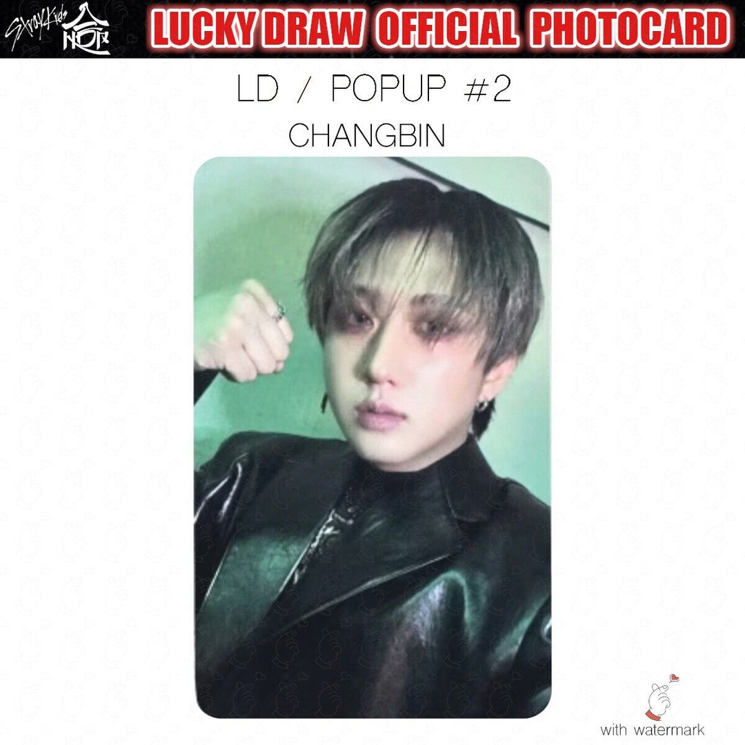 PRE STRAY KIDS HOP LUCKY DRAW SOUNDWAVE POP-UP OFFICIAL PHOTOCARD POLAROID POPUP