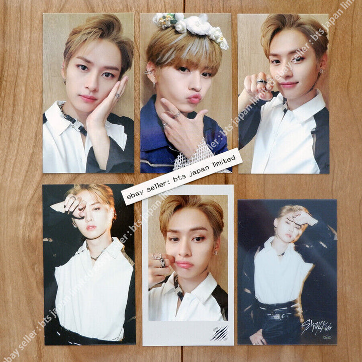 Stray Kids Lee Know Scars / Thunderous Tarjeta fotográfica oficial A,B,C,Normal,FC PC 