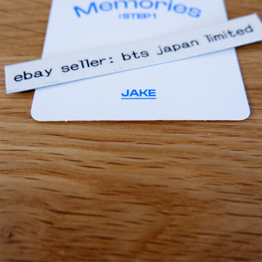 ENHYPEN JAKE Memories : Step 1 Official Photocard DVD DIGI CODE POM