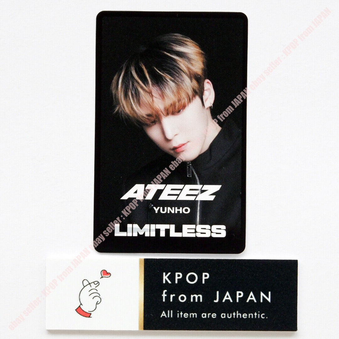 YUNHO ATEEZ Limitless Tarjeta fotográfica oficial ATINY Tower registra el sorteo de HMV 