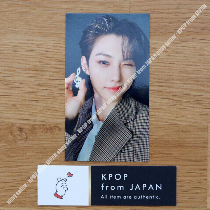 Felix Stray Kids THE SOUND Tarjeta fotográfica oficial JAPAN POB FC Fanclub Tarjeta fotográfica PC 