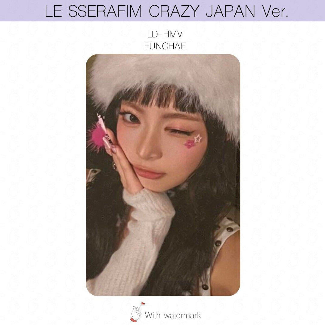 LE SSERAFIM CRAZY JAPAN ver. ALBUM POB LUCKY DRAW PHOTOCARD WEVERSE UMS HMV UNIT