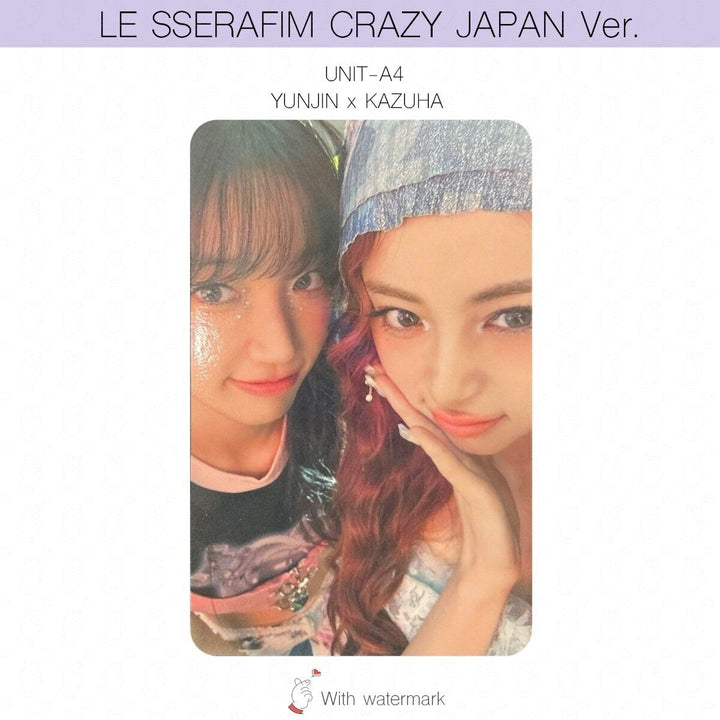 LE SSERAFIM CRAZY JAPAN ver. ALBUM POB LUCKY DRAW PHOTOCARD WEVERSE UMS HMV UNIT