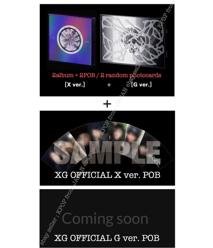 PREORDER XG NEW DNA 2Album + 2POB set Japan Official Weverse HMV Tower record