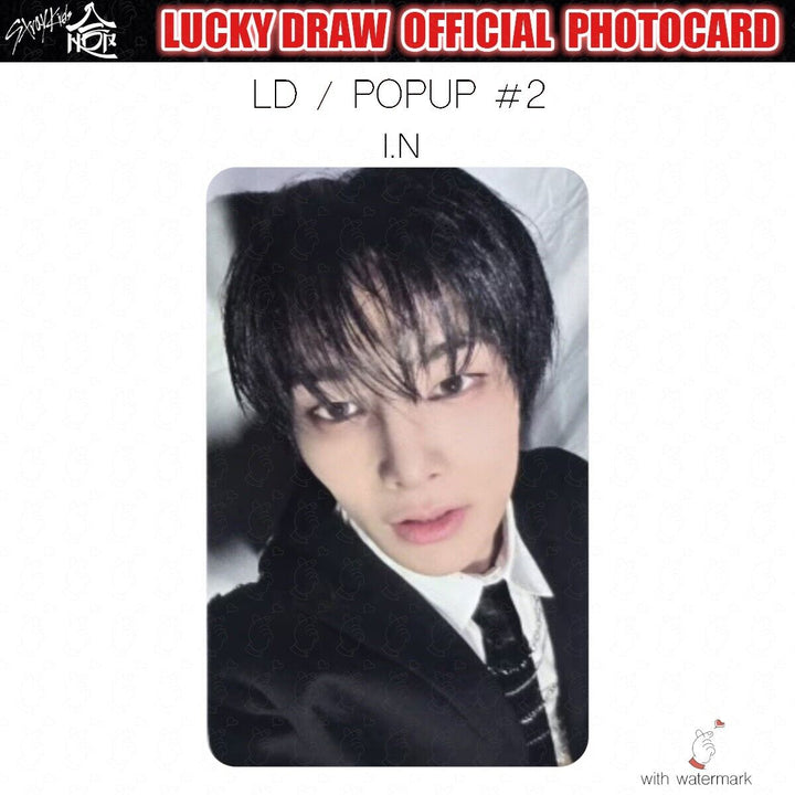 PRE STRAY KIDS HOP LUCKY DRAW SOUNDWAVE POP-UP OFFICIAL PHOTOCARD POLAROID POPUP