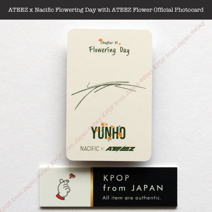 ATEEZ x Nacific Flowering Day with ATEEZ Flower Official Photocard