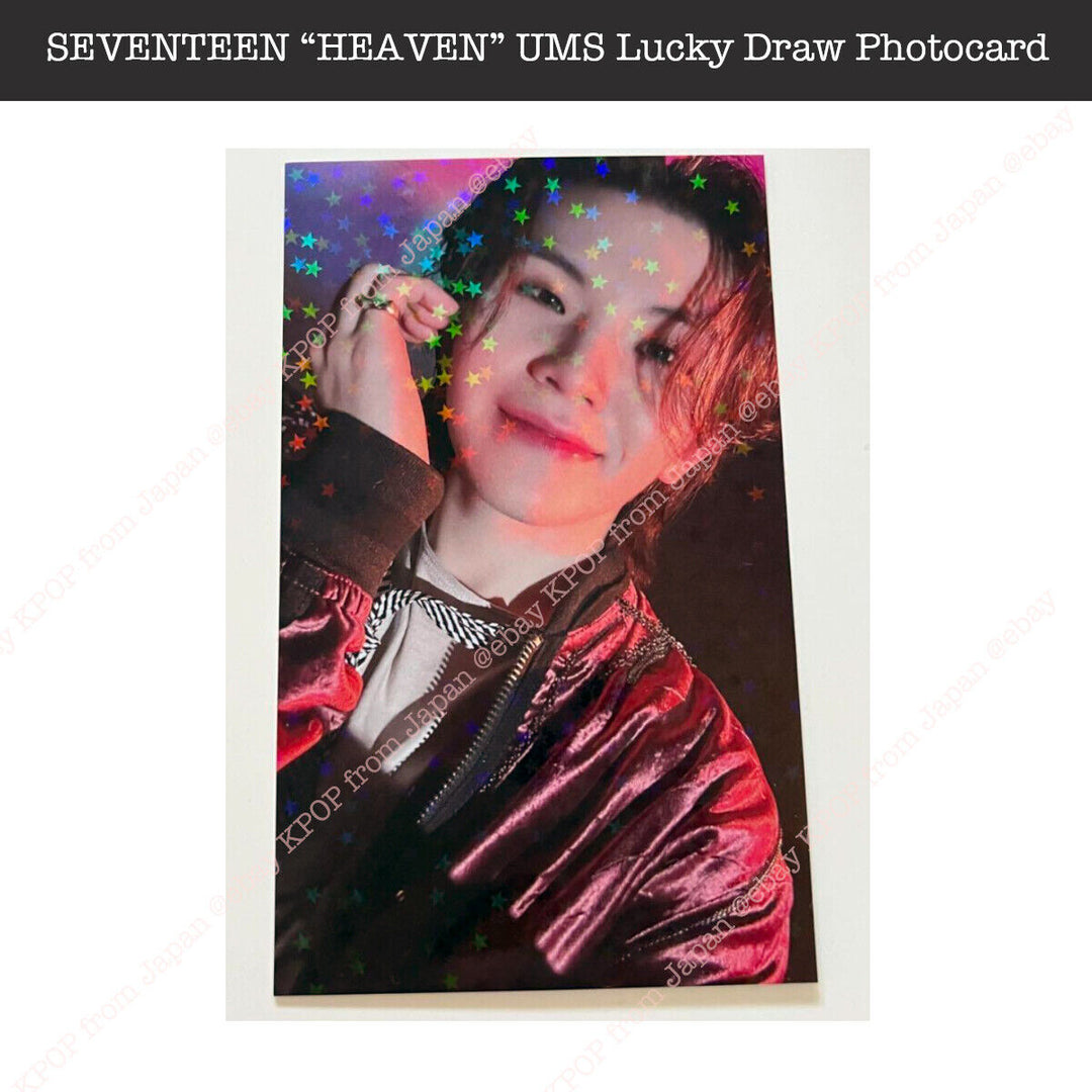 SEVENTEEN HEAVEN UMS Lucky draw official photocard Universal Music Store