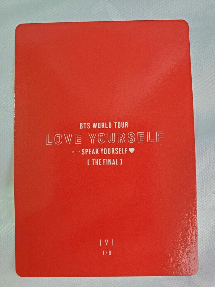 BTS Official Mini PhotoCard V SPEAK YOURSELF THE FINAL in Seoul 2019