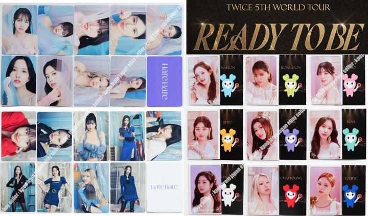 TWICE WORLD TOUR 'READY TO BE' en JAPÓN ONCE FC Tarjeta fotográfica oficial del sorteo 