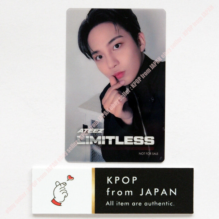 JONGHO ATEEZ Limitless Tarjeta fotográfica oficial ATINY Tower registra el sorteo de HMV 