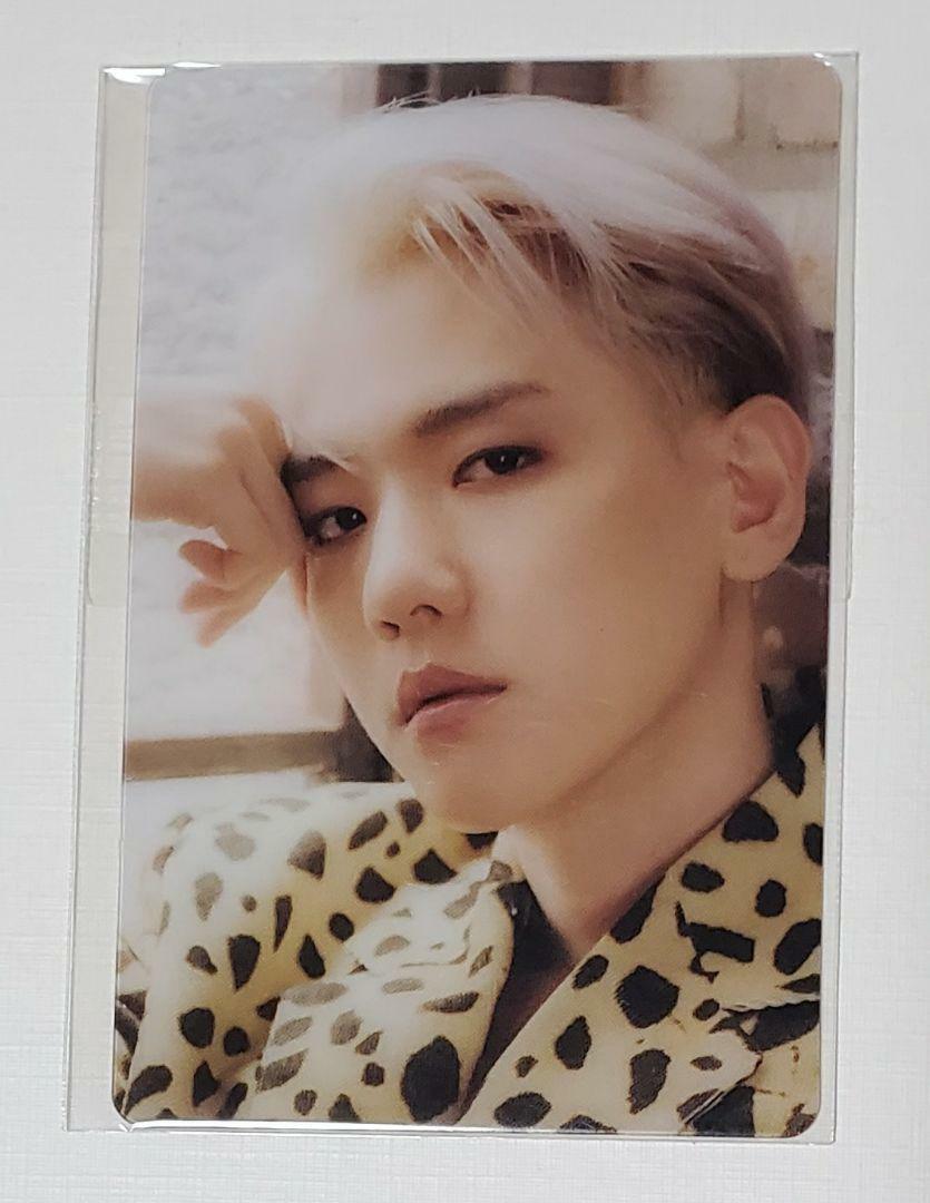 Tarjeta fotográfica BAEKHYUN "BAEKHYUN" Japón 1er mini álbum oficial Clear Photocard PC 