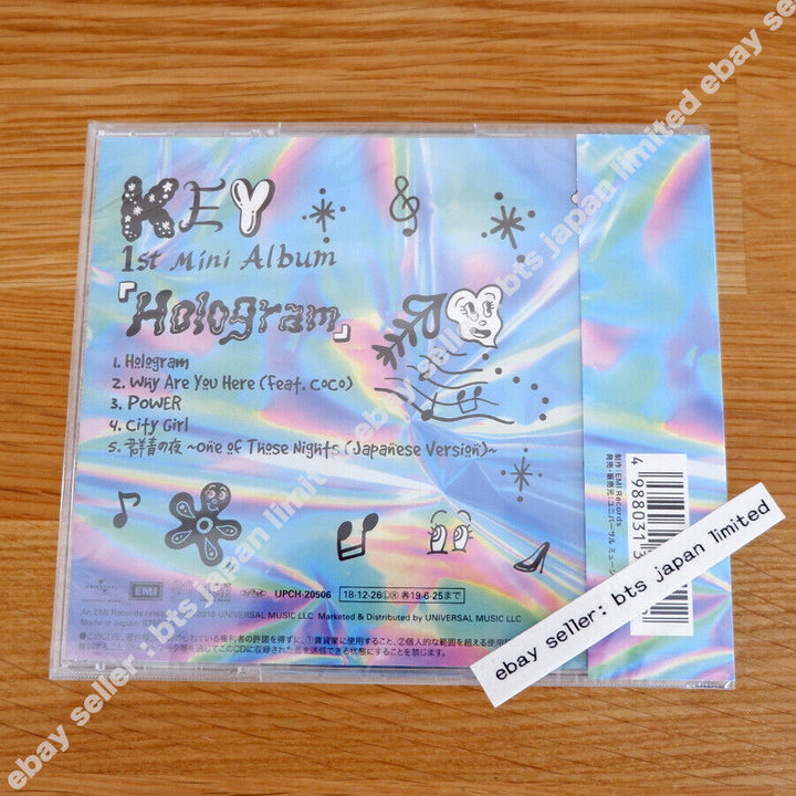 SHINee KEY Holograma 2Tipo CD+DVD+PhotoBooklet Edición Limitada/CD Normal Ed 