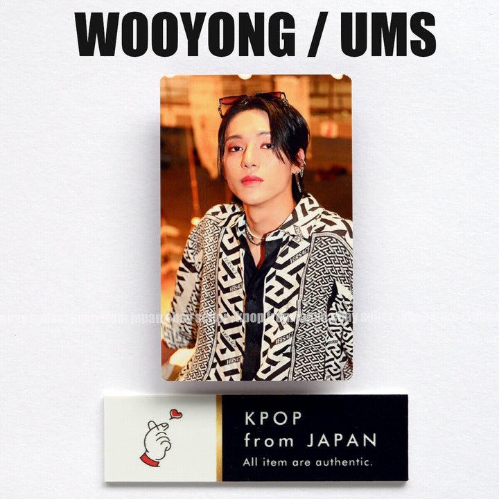 WOOYONG ATEEZ THE WORLD EP.2:OUTLAW POB Tarjeta fotográfica del sorteo Rakuten UMS Japón 