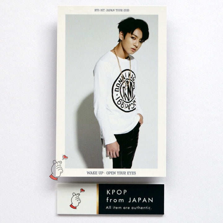 JUNGKOOK BTS 1ST JAPAN TOUR 2015 WAKE UP : OPEN YOUR EYES Official photocard