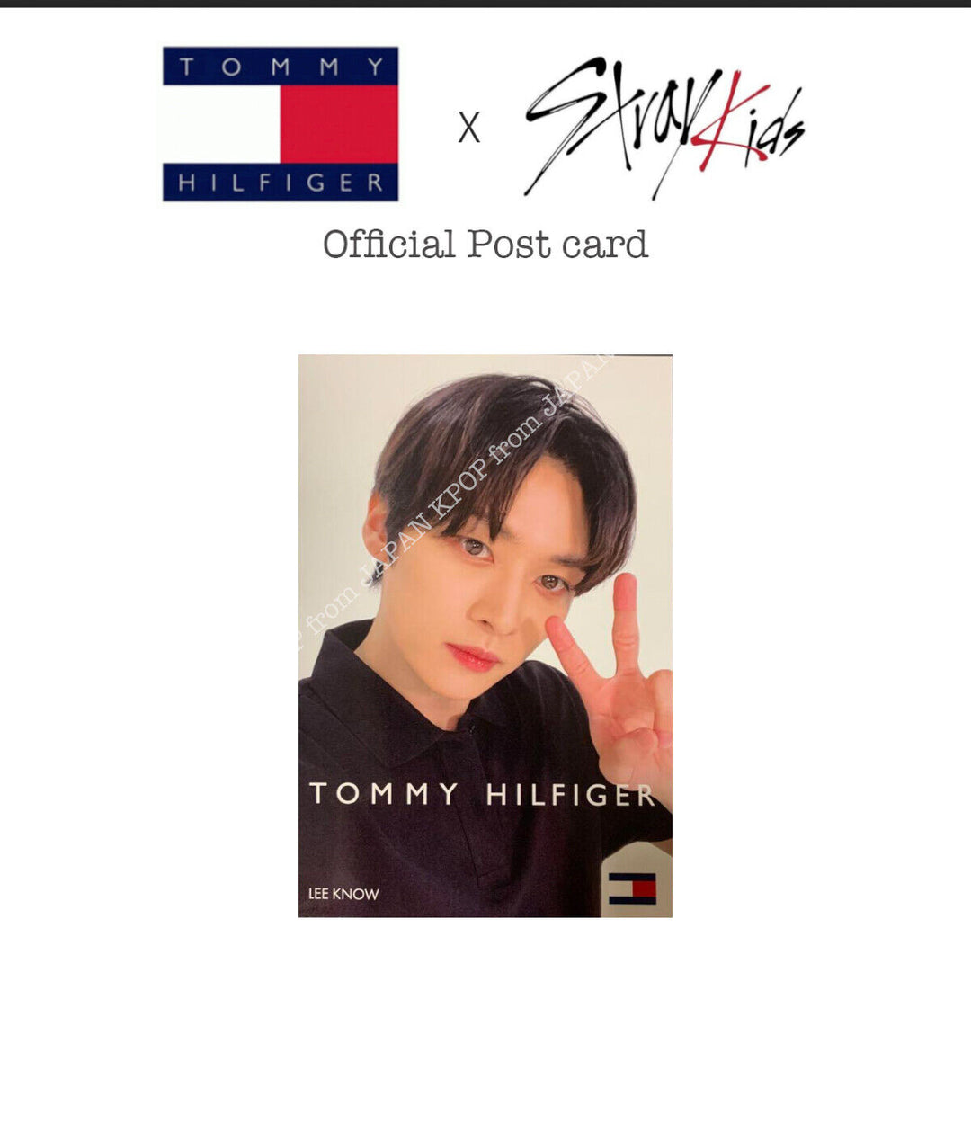 Stray kids TOMMYHILFIGER Japan exclusive Event official Postcard StrayKids