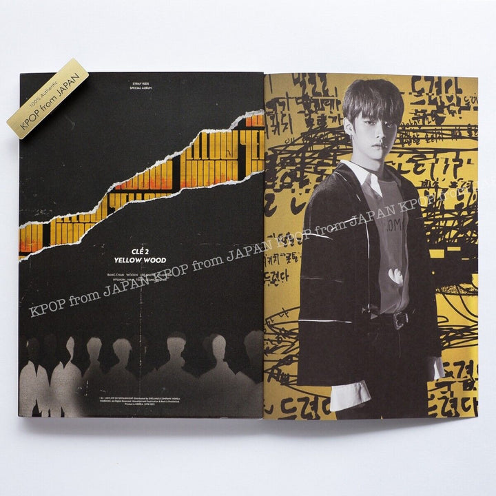 LEE KNOW Stray Kids Cle 2 : Yellow Wood Limited edition Album CD Photobook