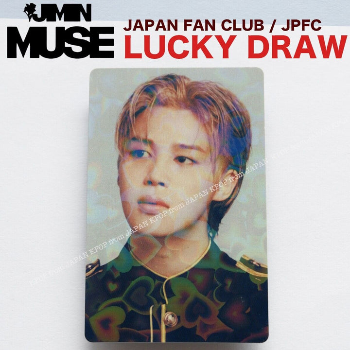 JIMIN MUSE JPFC LUCKY DRAW PHOTOCARD SET JAPAN EDITION FAN CLUB BTS