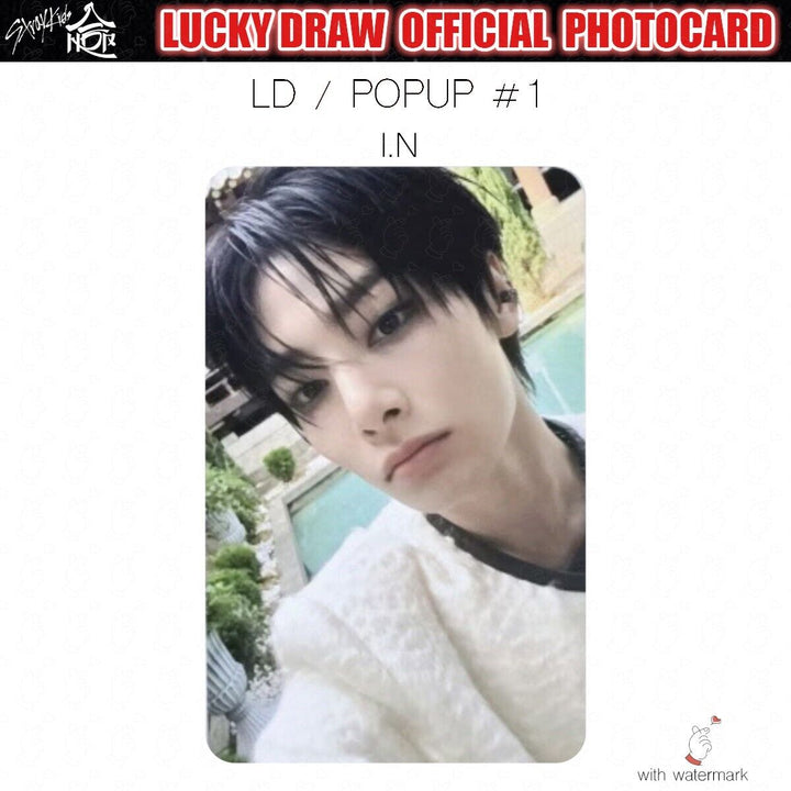 PRE STRAY KIDS HOP LUCKY DRAW SOUNDWAVE POP-UP OFFICIAL PHOTOCARD POLAROID POPUP