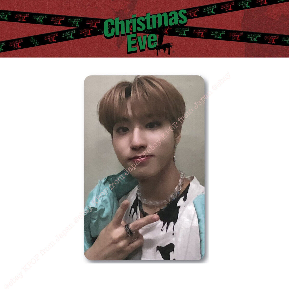 Stray Kids Christmas Evel SUBK SHOP Exclusive Official Photocard Xmas Photo  card