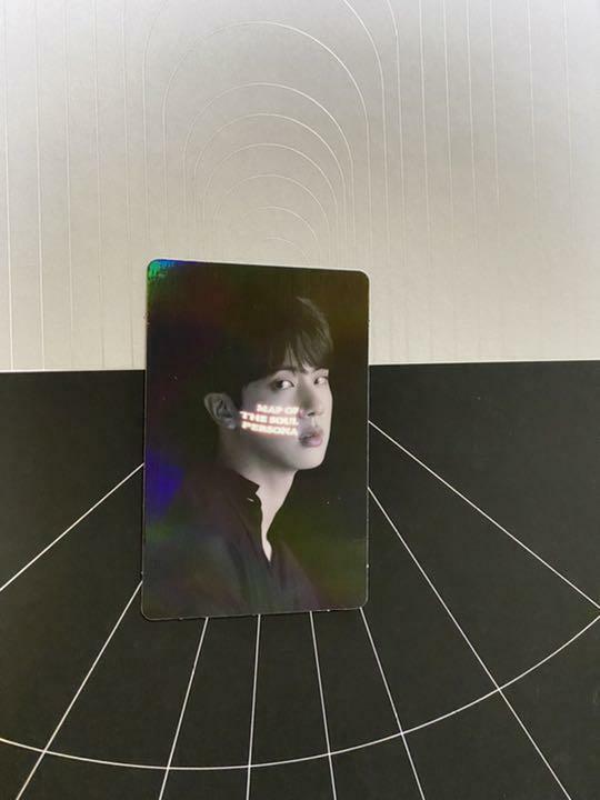 BTS JIN CLUE ROUTE HOLOGRAM MAP OF THE SOUL MOS ONE CONCEPT BOOK Photo card