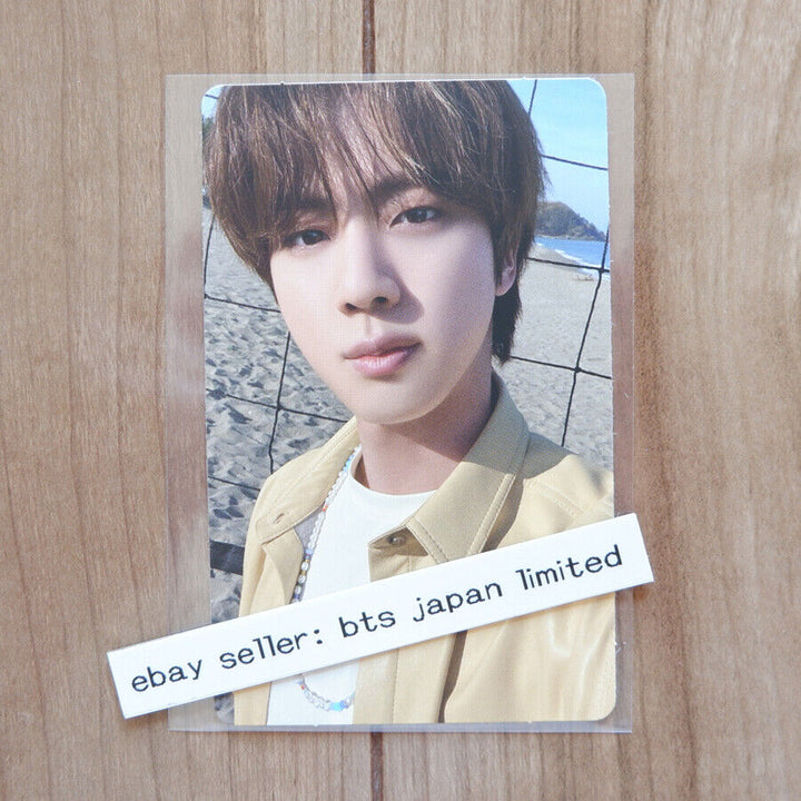 BTS JIN Butter Official Photo card Cream Peaches Fan club Selfie PC