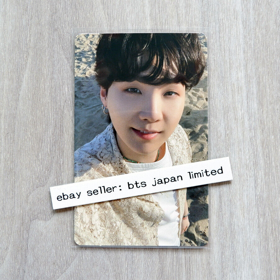 BTS SUGA Butter Official Photo card Cream Peaches Fan club Selfie PC